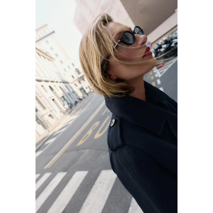 ПАЛЬТО ИЗ ШЕРСТИ С ПОЯСОМ