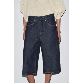 ДЛИННЫЕ ДЖИНСОВЫЕ ШОРТЫ-БЕРМУДЫ — ZW COLLECTION