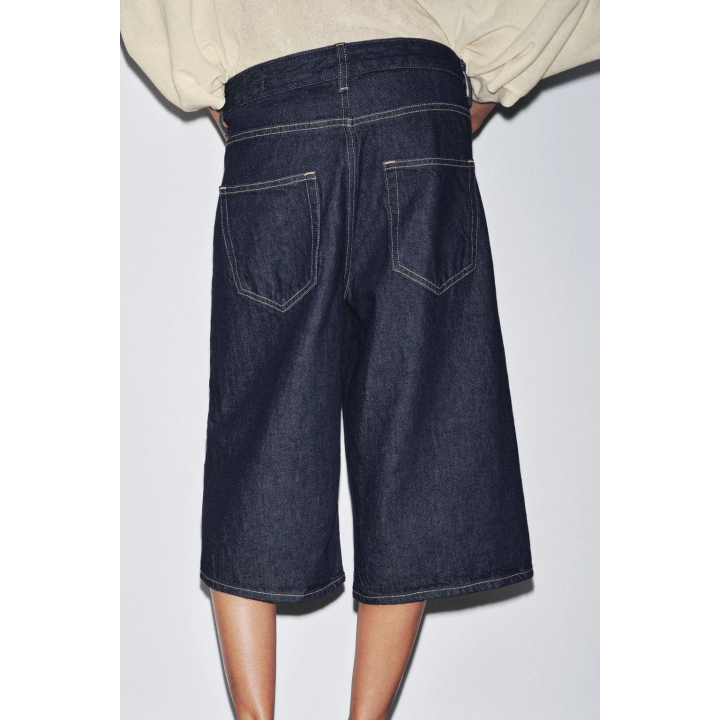 ДЛИННЫЕ ДЖИНСОВЫЕ ШОРТЫ-БЕРМУДЫ — ZW COLLECTION