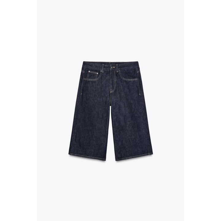 ДЛИННЫЕ ДЖИНСОВЫЕ ШОРТЫ-БЕРМУДЫ — ZW COLLECTION