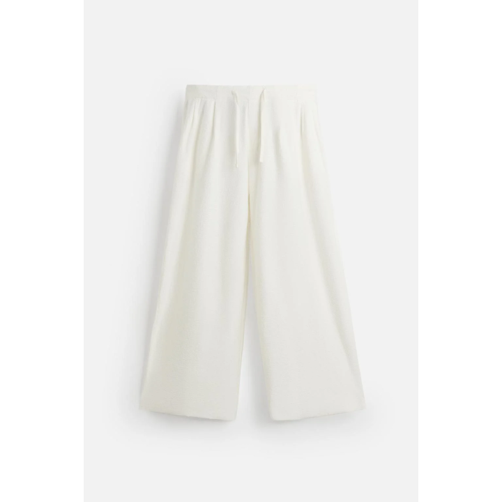 БРЮКИ СВОБОДНОГО КРОЯ С ТЕКСТУРОЙ