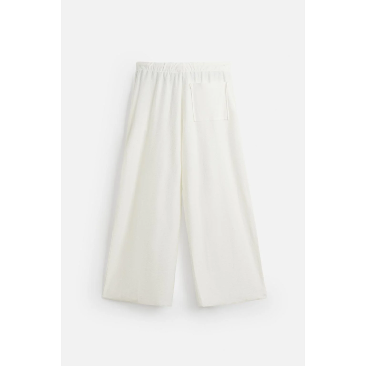 БРЮКИ СВОБОДНОГО КРОЯ С ТЕКСТУРОЙ