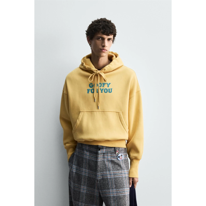ХУДИ С ТЕКСТОМ И КАПЮШОНОМ HARRY LAMBERT FOR ZARA X DISNEY