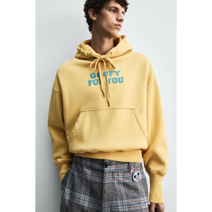 ХУДИ С ТЕКСТОМ И КАПЮШОНОМ HARRY LAMBERT FOR ZARA X DISNEY