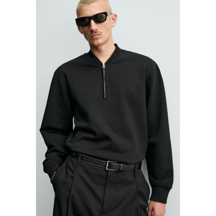 ТОЛСТОВКА С ВОРОТНИКОМ НА МОЛНИИ