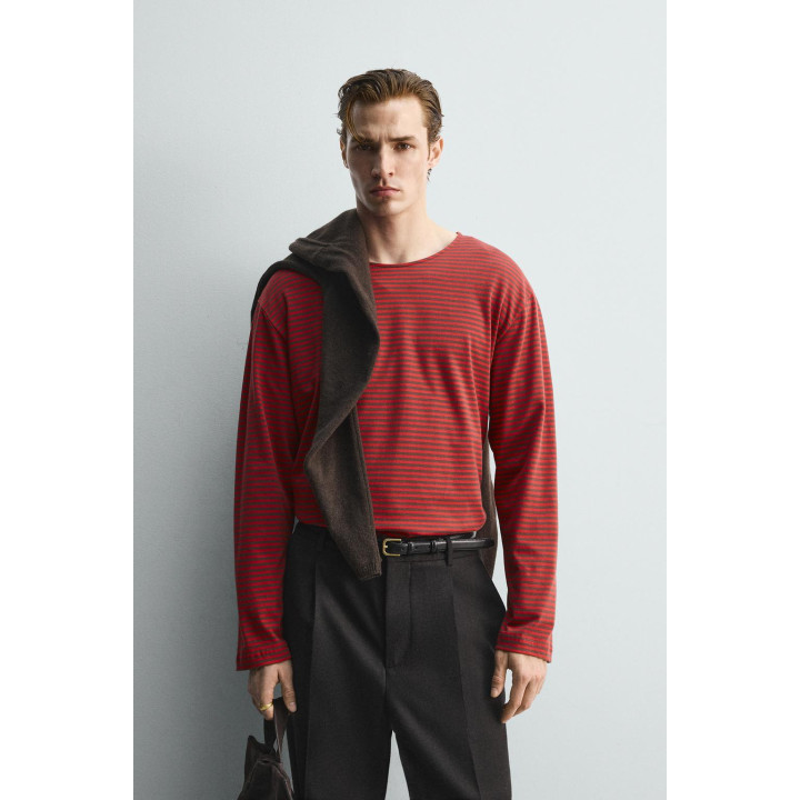 ЖАККАРДОВАЯ ФУТБОЛКА В ПОЛОСКУ ОГРАНИЧЕННАЯ СЕРИЯ