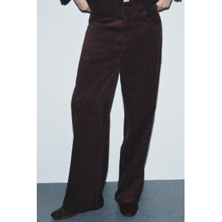 ВЕЛЬВЕТОВЫЕ БРЮКИ WIDE-LEG — ZW COLLECTION