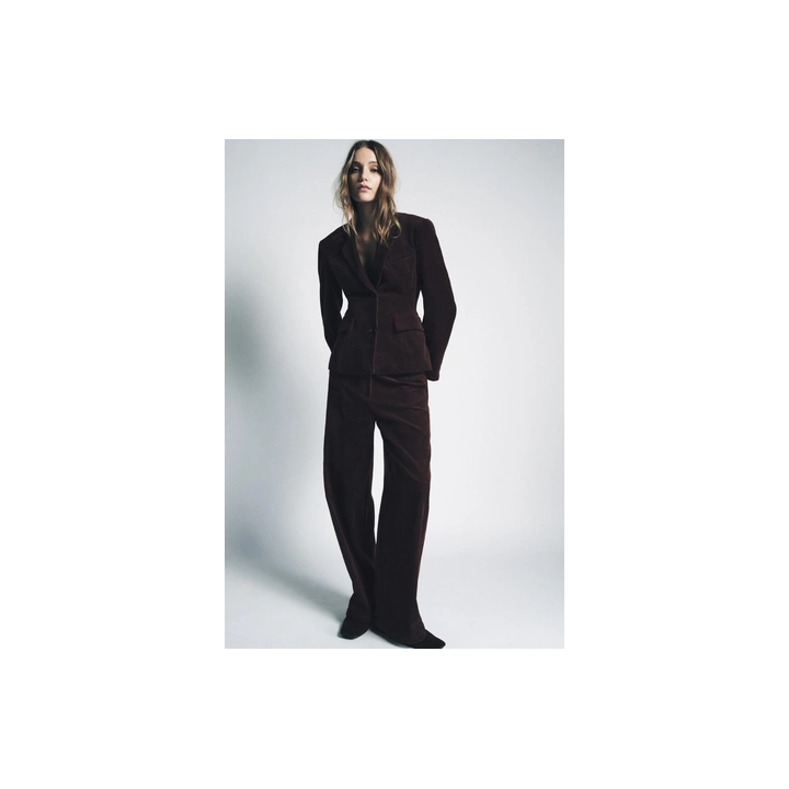 ВЕЛЬВЕТОВЫЕ БРЮКИ WIDE-LEG — ZW COLLECTION