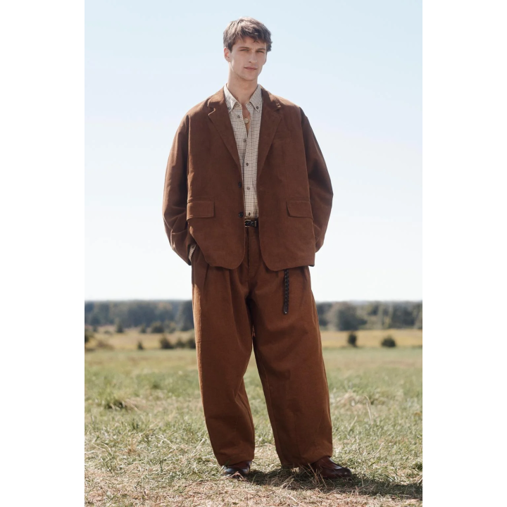 Пиджак приталенного кроя из хлопкового вельвета из лимитированной коллекции