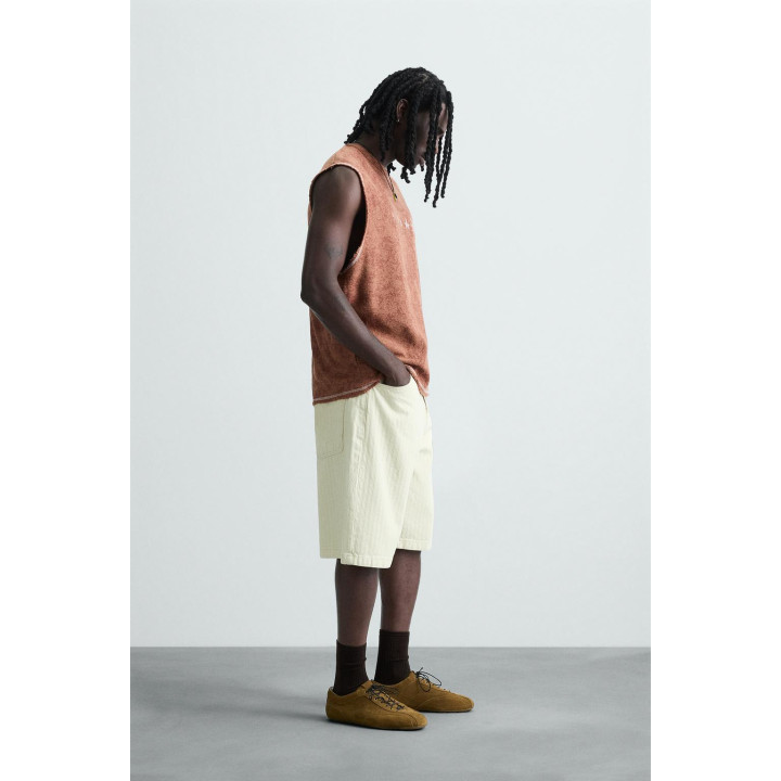 ТРИКОТАЖНАЯ МАЙКА С ЭФФЕКТОМ ПОТЕРТОСТИ