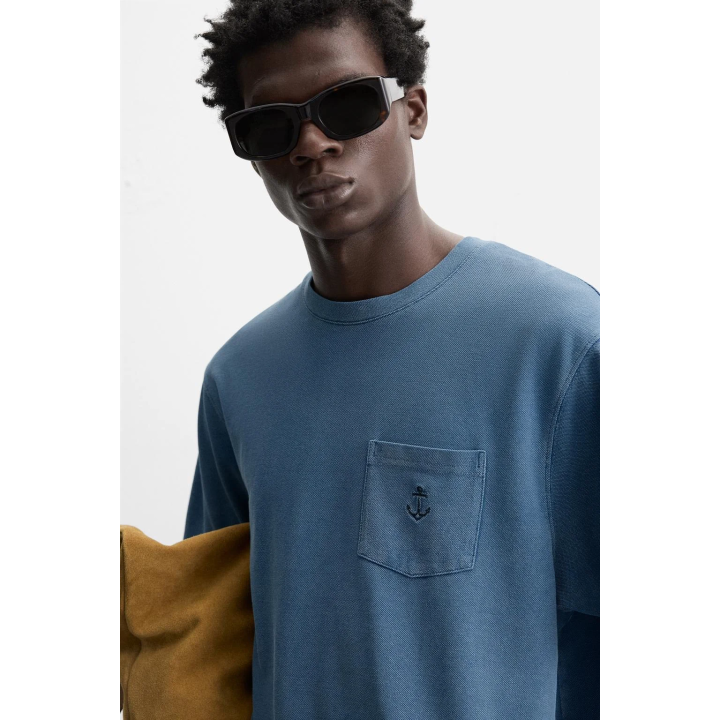 ФУТБОЛКА-ПИКЕ С ВЫШИВКОЙ