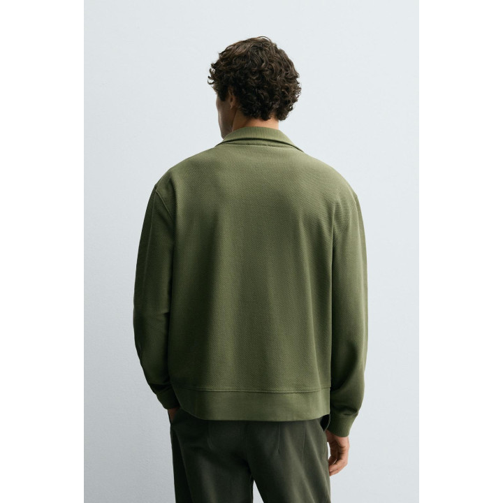 ЛЕГКАЯ ТОЛСТОВКА С ВОРОТНИКОМ НА МОЛНИИ