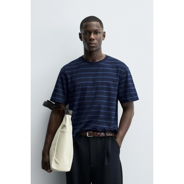 ЖАККАРДОВАЯ ФУТБОЛКА В ПОЛОСКУ