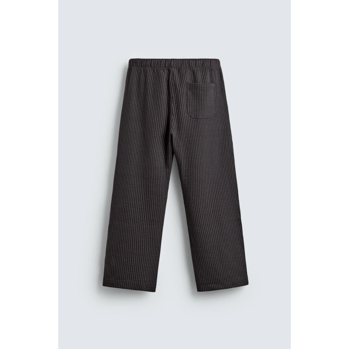 БРЮКИ ИЗ ЖАТОГО ХЛОПКА В ПОЛОСКУ COMFORT