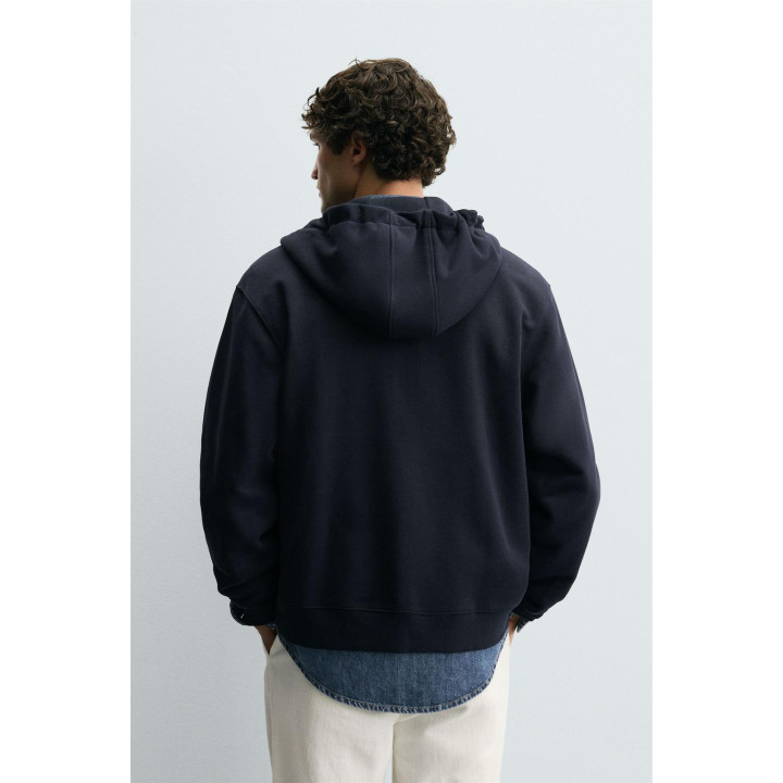 ТОЛСТОВКА С КАПЮШОНОМ НА МОЛНИИ