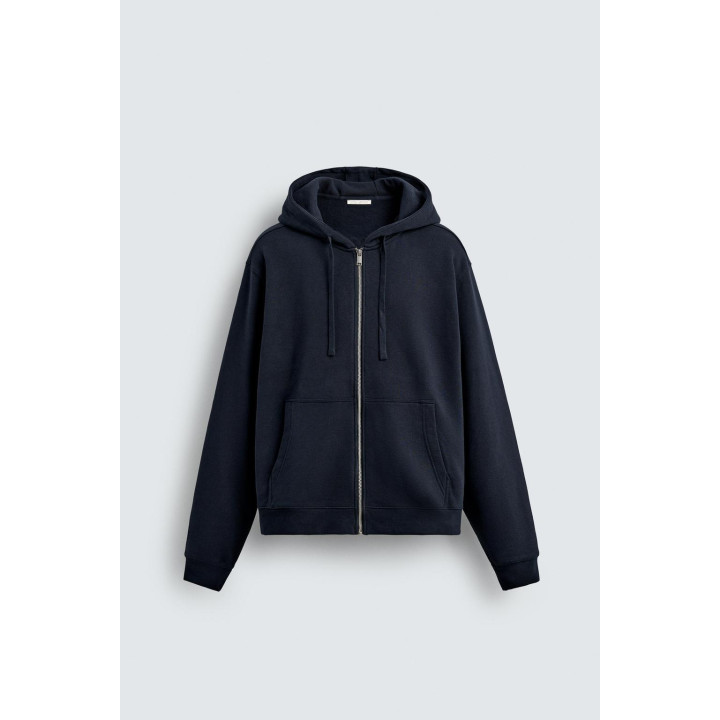 ТОЛСТОВКА С КАПЮШОНОМ НА МОЛНИИ