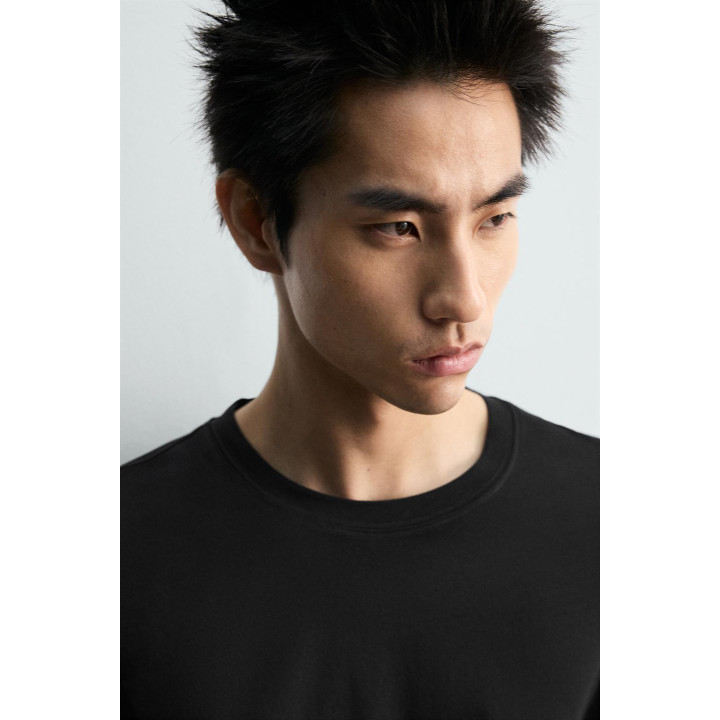 МЕРСЕРИЗОВАННАЯ ФУТБОЛКА С ДЛИННЫМИ РУКАВАМИ — LIMITED EDITION