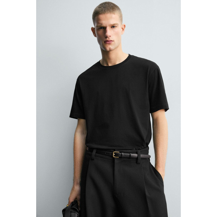 ФУТБОЛКА ИЗ МЕРСЕРИЗОВАННОГО ХЛОПКА С КОРОТКИМИ РУКАВАМИ - LIMITED EDITION