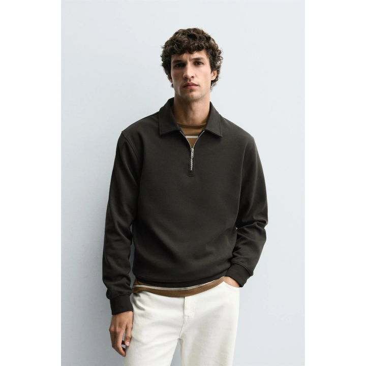 ТОЛСТОВКА-ПОЛО INTERLOCK НА МОЛНИИ