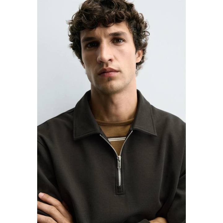 ТОЛСТОВКА-ПОЛО INTERLOCK НА МОЛНИИ