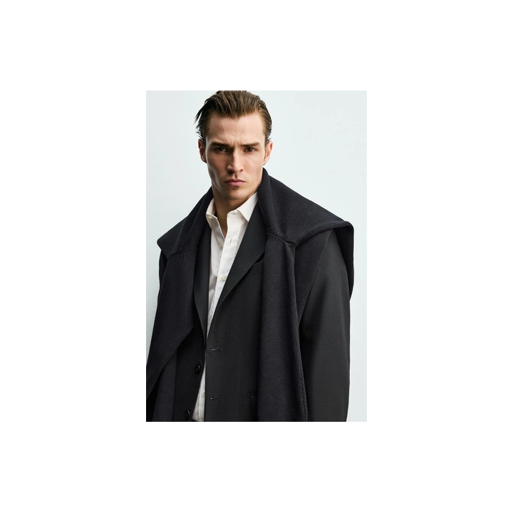 КОСТЮМНЫЙ ПИДЖАК С ШЕРСТЬЮ