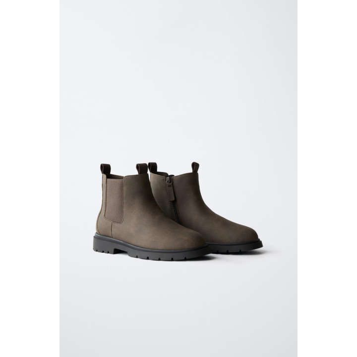 БОТИНКИ С ЭЛАСТИЧНОЙ ВСТАВКОЙ