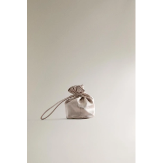 SILK BUCKET BAG