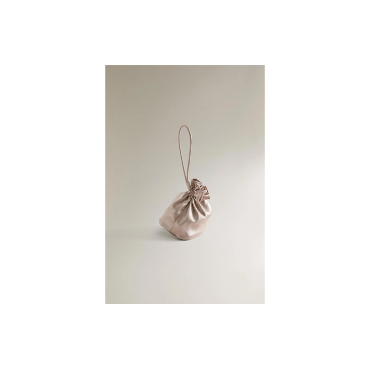 SILK BUCKET BAG
