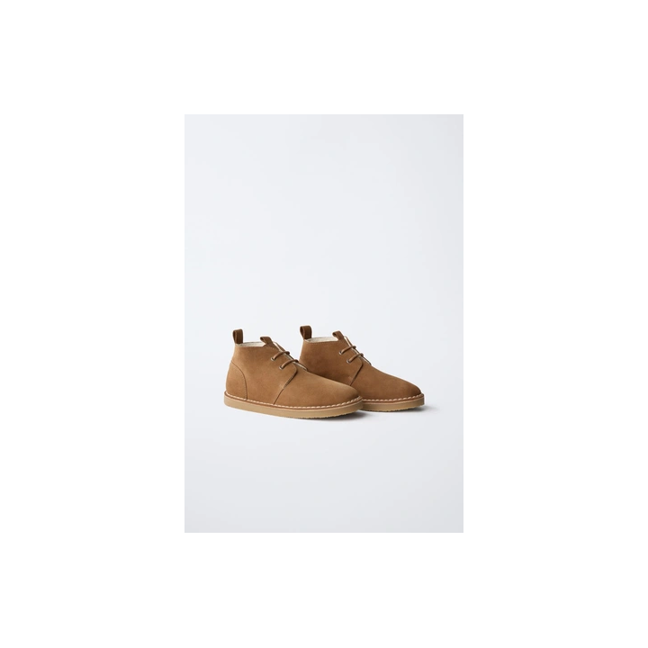 КОЖАНЫЕ БОТИНКИ С ПОДКЛАДКОЙ