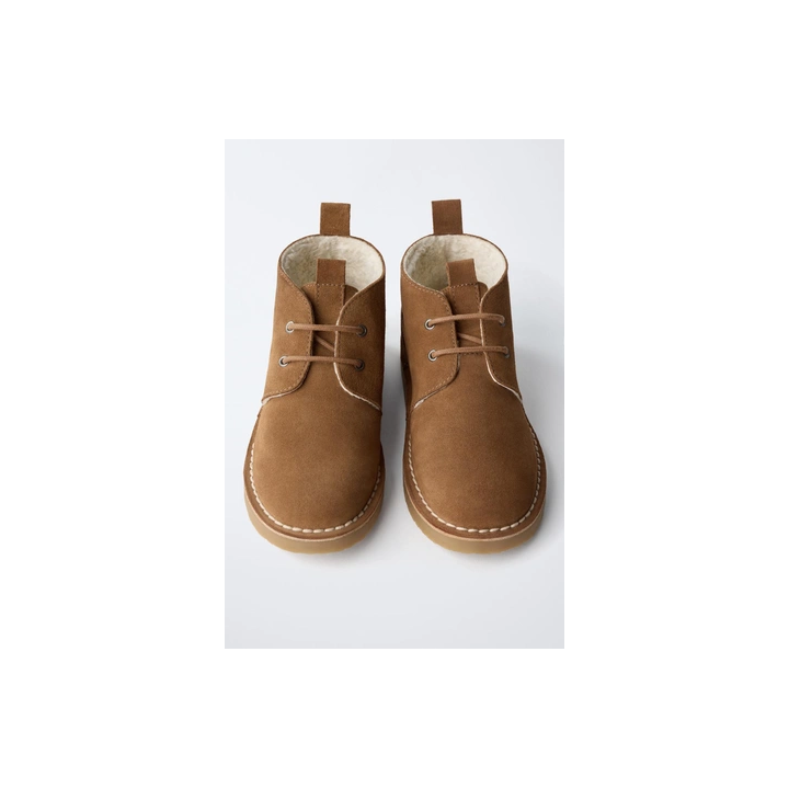 КОЖАНЫЕ БОТИНКИ С ПОДКЛАДКОЙ