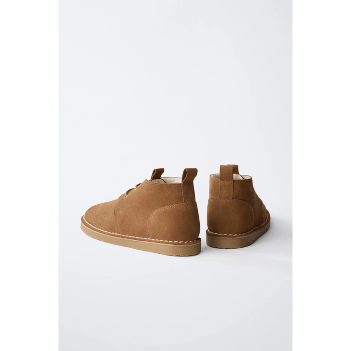 КОЖАНЫЕ БОТИНКИ С ПОДКЛАДКОЙ