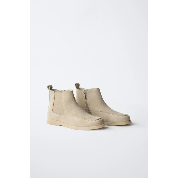 КОЖАНЫЕ БОТИНКИ В МОРСКОМ СТИЛЕ