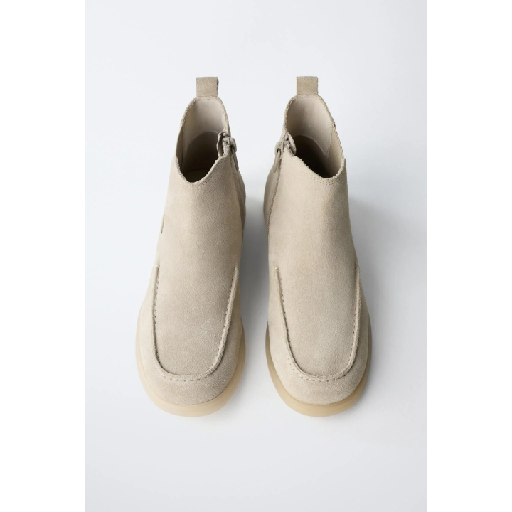 КОЖАНЫЕ БОТИНКИ В МОРСКОМ СТИЛЕ