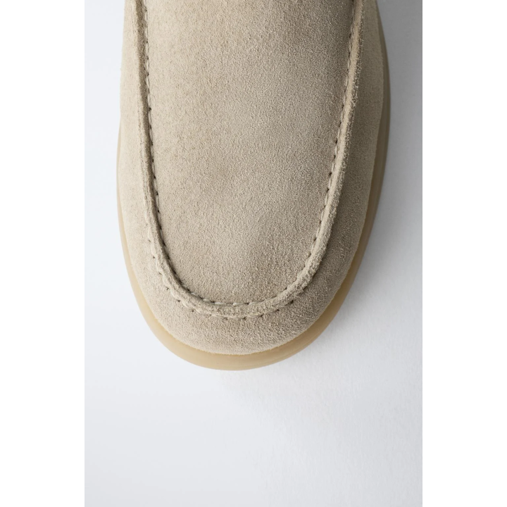 КОЖАНЫЕ БОТИНКИ В МОРСКОМ СТИЛЕ