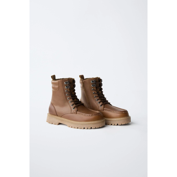 БОТИНКИ КОЖАНЫЕ С ПОДКЛАДКОЙ