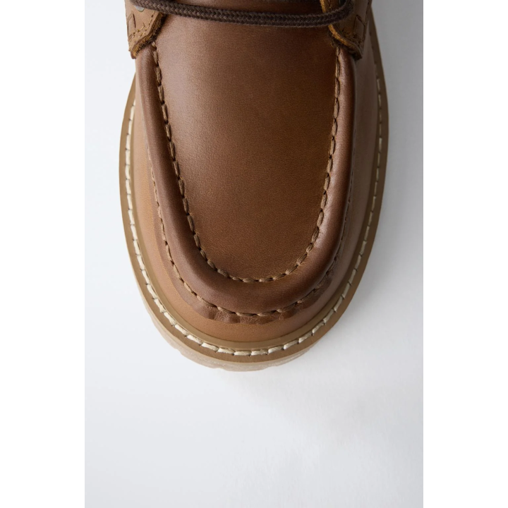 БОТИНКИ КОЖАНЫЕ С ПОДКЛАДКОЙ