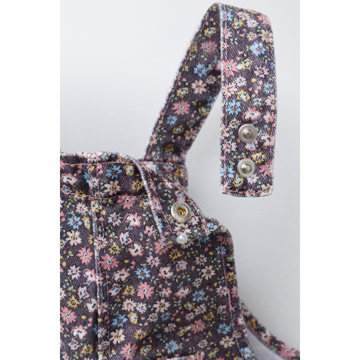 КОМБИНЕЗОН С ЦВЕТОЧНЫМ ПРИНТОМ