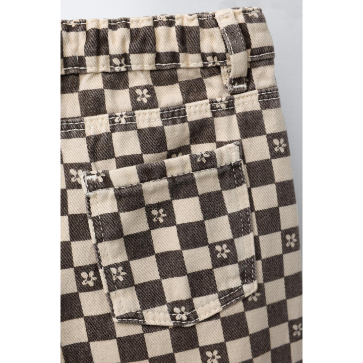 БРЮКИ-КЮЛОТЫ ИЗ ТВИЛА В ШОТЛАНДСКУЮ КЛЕТКУ