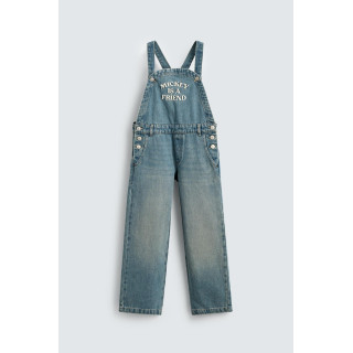 ДЖИНСОВЫЙ КОМБИНЕЗОН С ВЫШИВКОЙ MICKEY MOUSE HARRY LAMBERT FOR ZARA X DISNEY