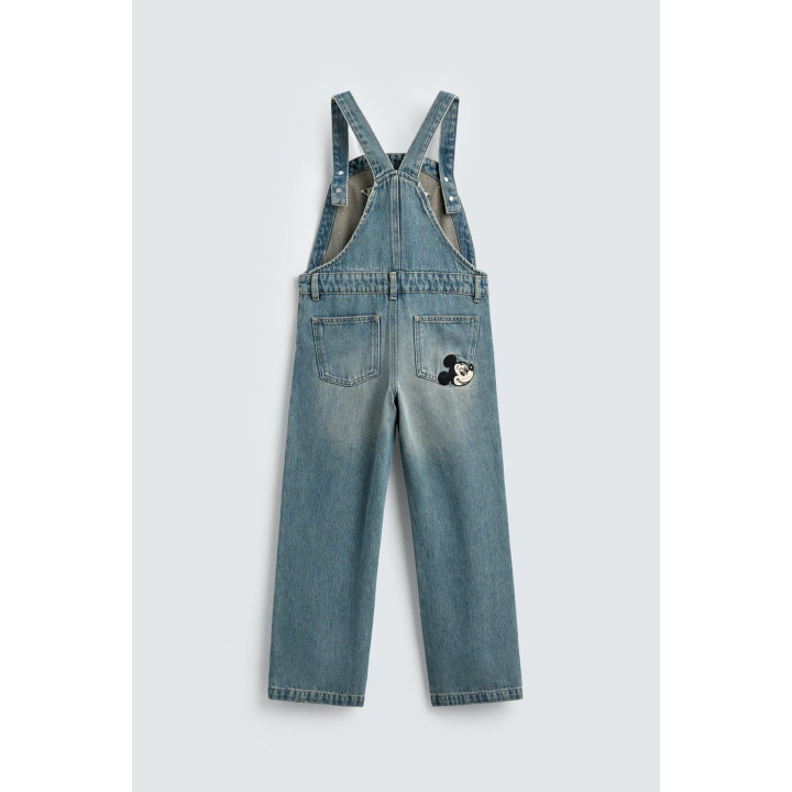 ДЖИНСОВЫЙ КОМБИНЕЗОН С ВЫШИВКОЙ MICKEY MOUSE HARRY LAMBERT FOR ZARA X DISNEY