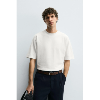 ТЯЖЕЛОВЕСНАЯ ФУТБОЛКА С ЭФФЕКТОМ ПОТЕРТОСТИ