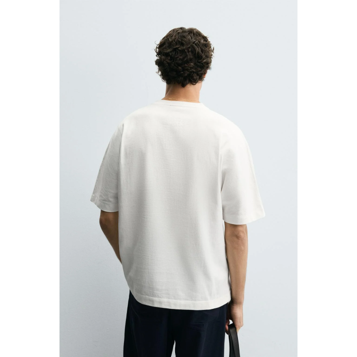 ТЯЖЕЛОВЕСНАЯ ФУТБОЛКА С ЭФФЕКТОМ ПОТЕРТОСТИ