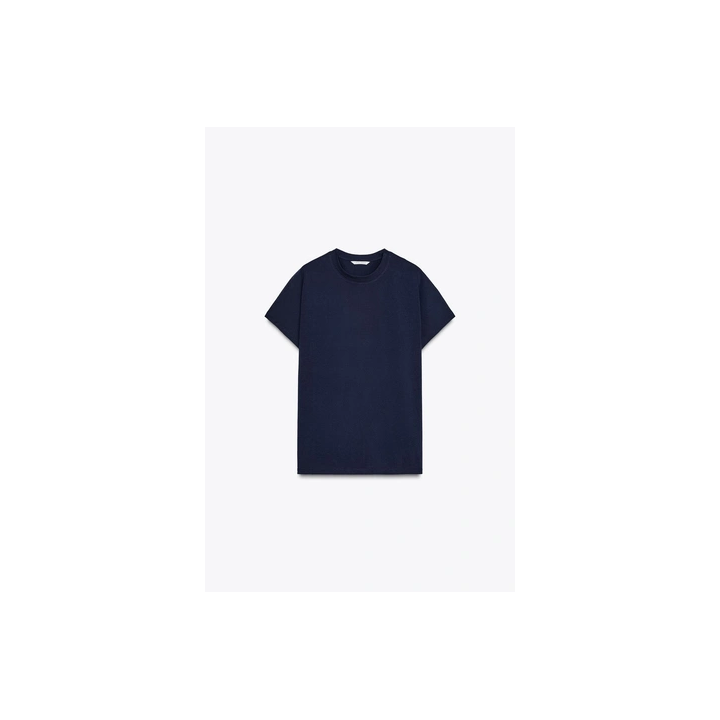 ФУТБОЛКА СО СПУЩЕННЫМИ ПЛЕЧЕВЫМИ ШВАМИ