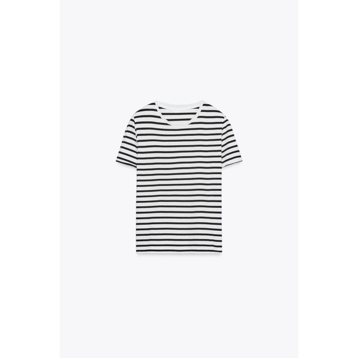 ФУТБОЛКА ИЗ ТКАНИ С ЭФФЕКТОМ ПОТЕРТОСТИ