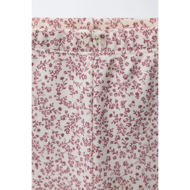 КОМПЛЕКТ ИЗ БОДИ И ЛЕГИНСОВ С ЦВЕТОЧНЫМ ПРИНТОМ