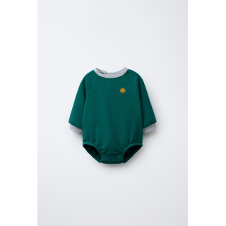 КОМБИНЕЗОН С КОНТРАСТНОЙ ОТДЕЛКОЙ