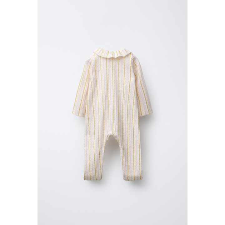 КОМБИНЕЗОН С ЦВЕТОЧНЫМ ПРИНТОМ И СКЛАДНЫМИ НОЖКАМИ