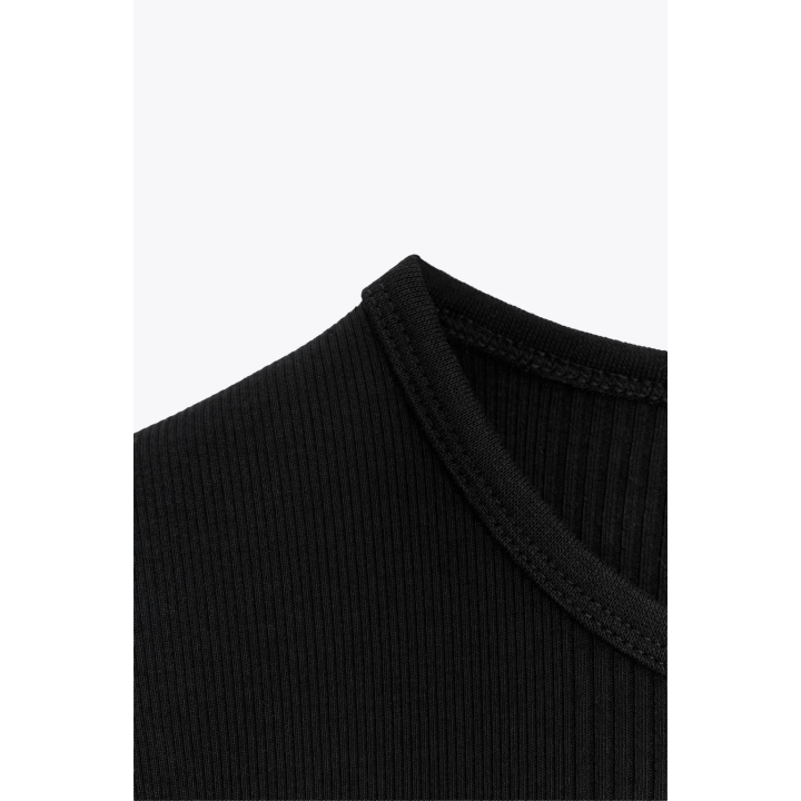 ФУТБОЛКА В РУБЧИК С КОРОТКИМИ РУКАВАМИ