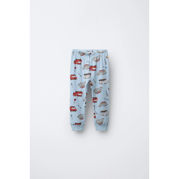 2-6 ЛЕТ/ПИЖАМА С ПРИНТОМ «МАШИНКИ»