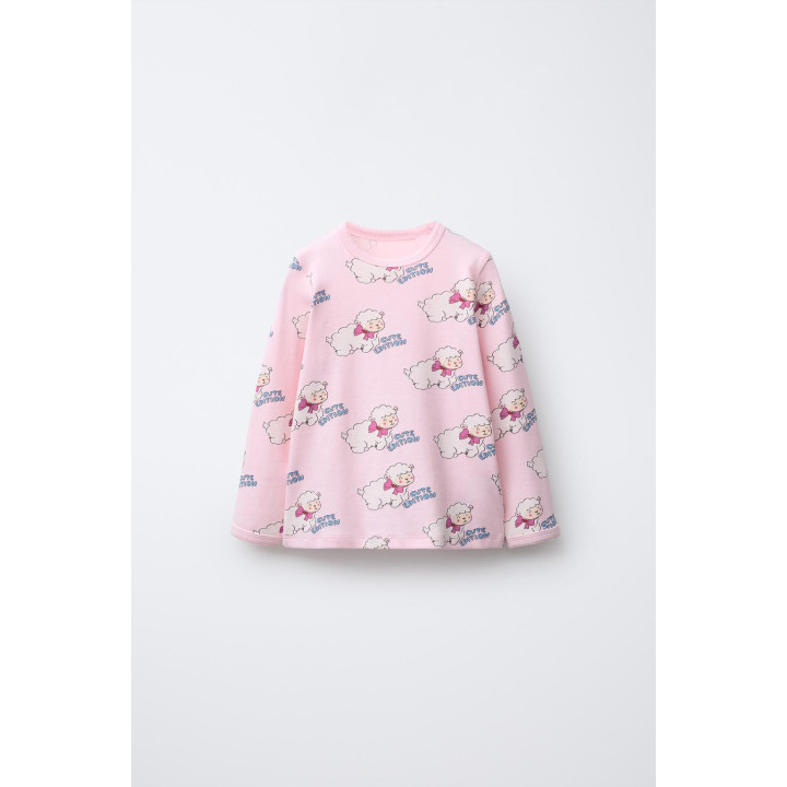 2-6 ЛЕТ/ ПИЖАМА С ПРИНТОМ «БАРАШКИ»